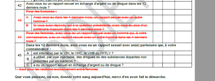 extrait questionnaire